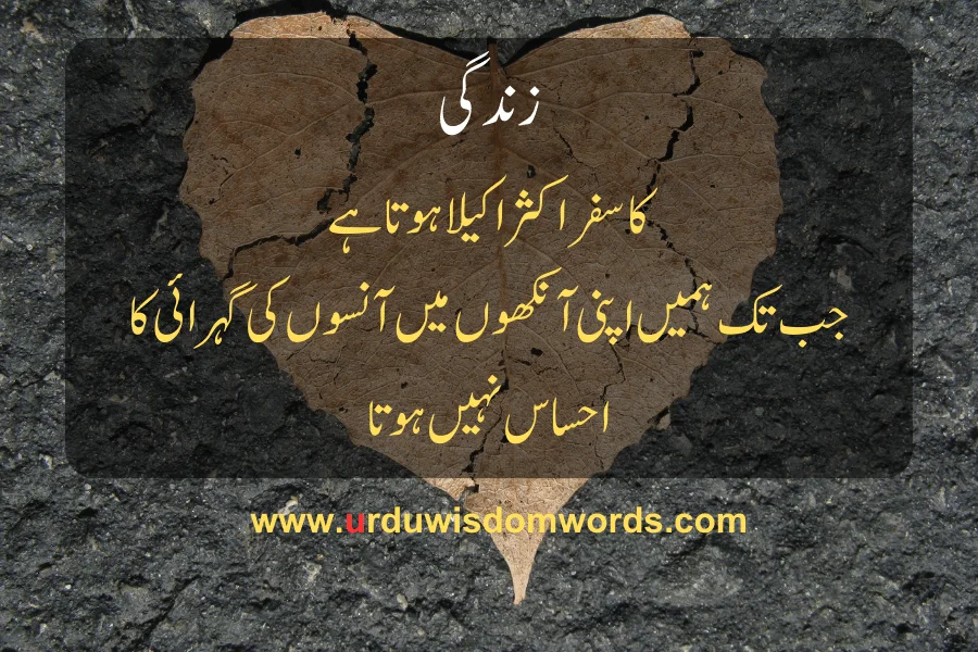 Sad Life Quotes in Urdu